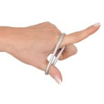 Metallic Silicone Cock Ring Set - Image 6