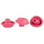 Heads Pack of 3 Raspberry - Image 2