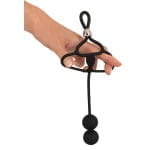 Triple Ball/Cock Ring with Anal Beads - Image 5