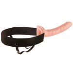 10" Flesh Hollow Strap-on - Image 2