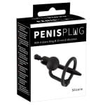 PenisPlug with a Glans Ring & Vibration