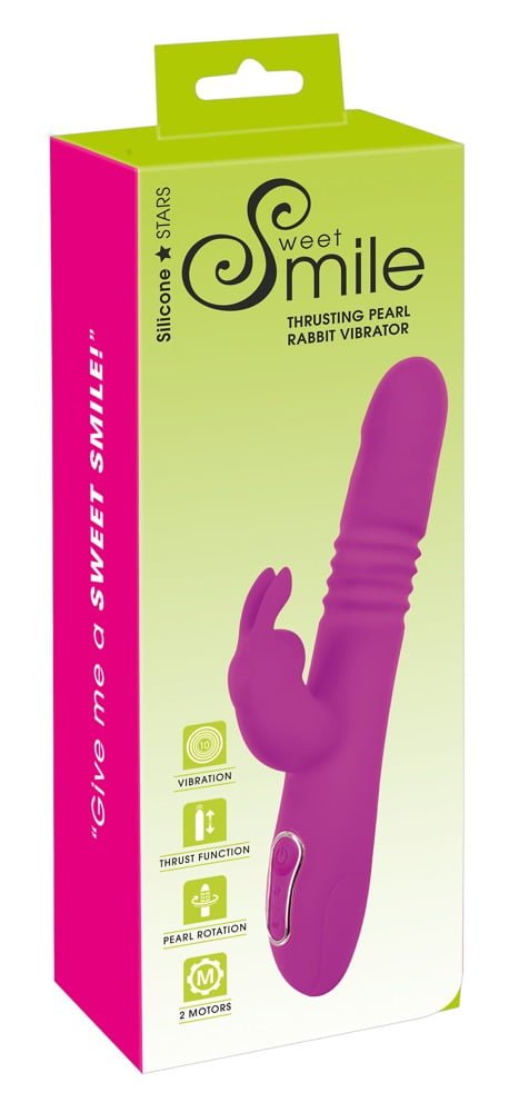 05548040000_verp Thrusting Pearl Rabbit Vibrator - Image 1