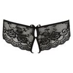 Σλιπ ανοιχτό με δαντέλα Μαύρο Briefs