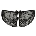 Σλιπ ανοιχτό με δαντέλα Μαύρο Briefs