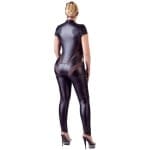 Ματ Ολόσωμη Φόρμα με Διαφάνειες Jumpsuit - Image 2