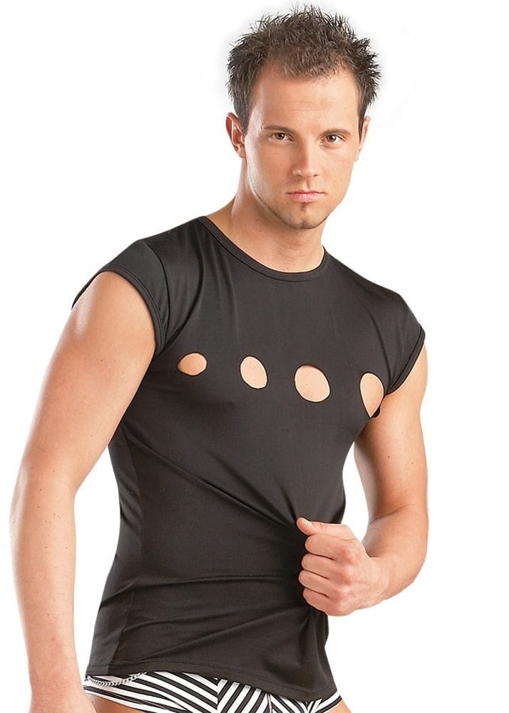 21601881700_andrika_mplouzakia_mauro_svenjoyment_mens_shirt_99 Μπλούζα με Τρύπες Men's Shirt - Image 1