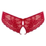 Σλιπ ανοιχτό με δαντέλα Κόκκινο Briefs