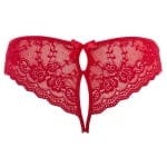 Σλιπ ανοιχτό με δαντέλα Κόκκινο Briefs