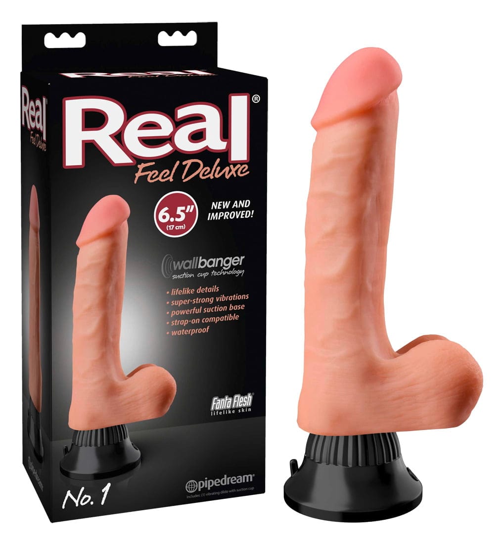 05430550000_realistikos_donitis_me_ventouza_real_no_1 (1) Ρεαλιστικός Δονητής με βεντούζα Real No. 1