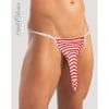 Ανδρικό στρινγκ Κόκκινο Candy Cane