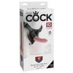 Ρεαλιστικό στραπόν 6 Inch King Cock Δέρματος