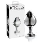 Γυάλινη Πρωκτική Σφήνα No. 25 Icicles