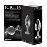 Γυάλινη Πρωκτική Σφήνα No. 25 Icicles