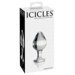 Γυάλινη Πρωκτική Σφήνα No. 25 Icicles