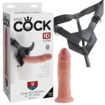 Ρεαλιστικό στραπόν 9 Inch King Cock Δέρματος
