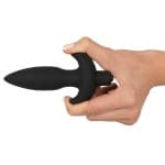 Πρωκτική Σφήνα Με Δόνηση Black Velvets Small