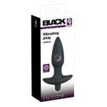 Πρωκτική Σφήνα Με Δόνηση Black Velvets Medium