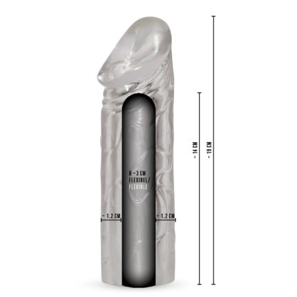 Κάλυμμα Προέκταση Πέους Mega Dick Sleeve