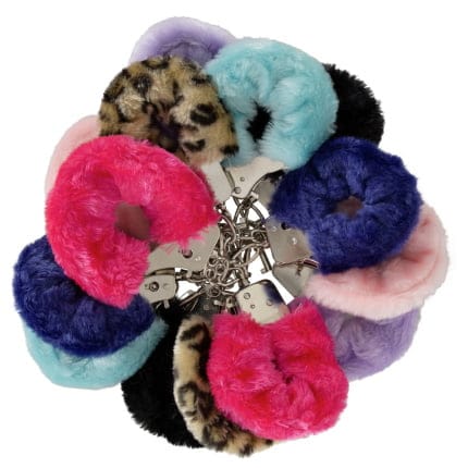 Μεταλλικές χειροπέδες με γουνακι Love Cuffs