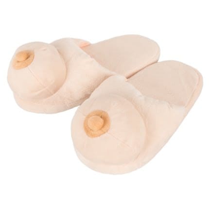 Βελούδινες παντόφλες γυναικεία στήθη Boobie