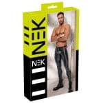 Μαύρο παντελόνι με κόκκινες λεπτορμέρειες NEK