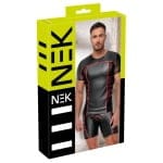 Μαύρη μπλούζα με κόκκινες λεπτομέρειες NEK