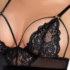 Μαύρο σετ με άνοιγμα στον καβάλο Cottelli Collection