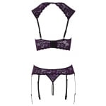 Μωβ σετ με πέρλες Cottelli Collection