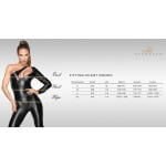 Κορμάκι με δέσιμο στο λαιμό Body Zip Μαύρο