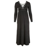 Μακρύ Φόρεμα με Δέσιμο στο Στήθος Long Dress