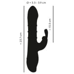 Δονητής Κουνέλι Rabbit Vibrator Moving Rings
