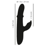 Δονητής Κουνέλι Thumping Rabbit Vibrator with Moving Ring