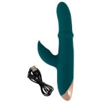 Δονητής Κουνέλι Thumping Rabbit Vibrator with Moving Ring