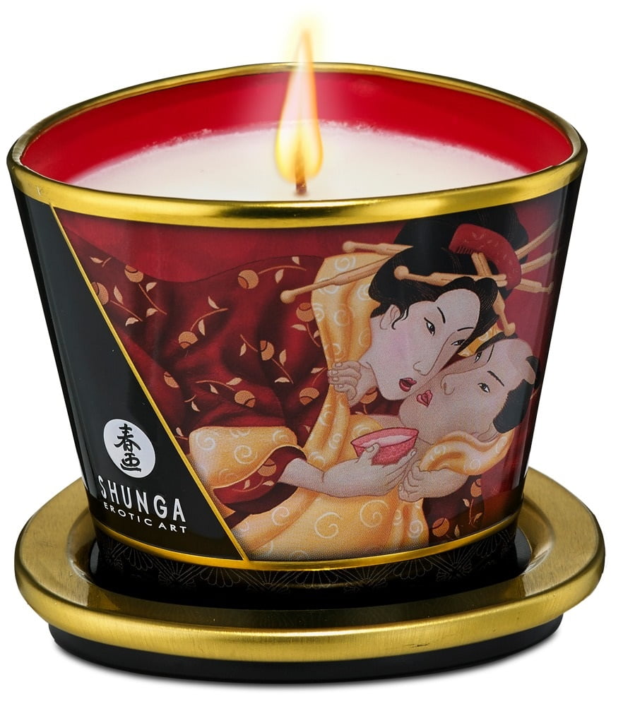 Κερί για Μασάζ Massage Candle 170 ml Aphrodisia Roses