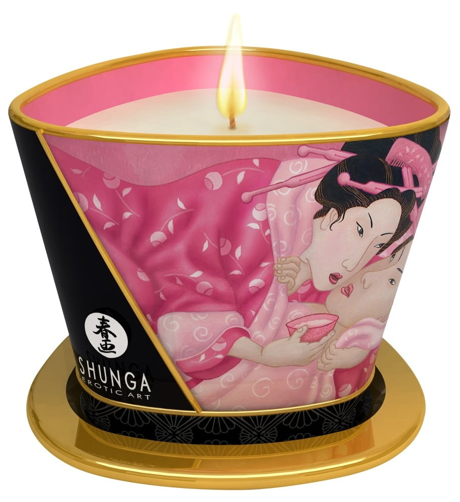 Κερί για Μασάζ Massage Candle 170 ml Aphrodisia Roses