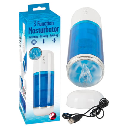 Επαναφορτιζόμενος αυνανιστής 3 Function Masturbator