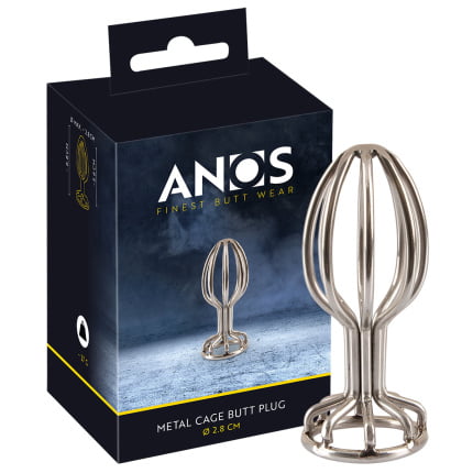 Πρωκτική μεταλλική σφήνα κλουβί Metal Cage Butt Plug