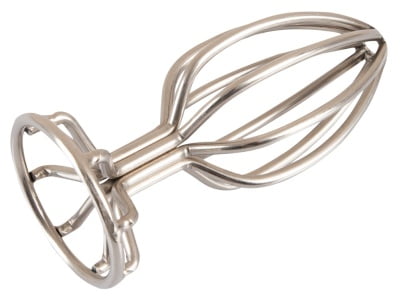 Πρωκτική μεταλλική σφήνα κλουβί Metal Cage Butt Plug