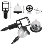 Βεντούζες Θηλών Με Δόνηση Vibrating Nipple Cup
