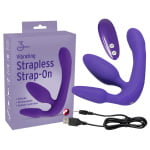 Ασύρματο Δονούμενο Vibrating Strapless Strap-On 3