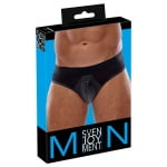 Μαύρο σλιπ με διαφάνειες Svenjoyment