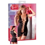 Μίνι φόρεμα με χιαστό δέσιμο Μαύρο Party Mini Dress with lacing