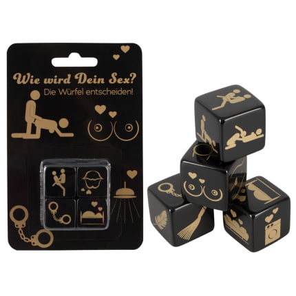 Ερωτικά Ζάρια ''Ρίξε μια καλή ζαριά'' Love Dice Set pack of 4