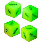 Ζάρια που φωσφορίζουν Glow in the Dark Love Dice