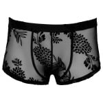 Διάφανο φλοράλ μποξεράκι Noir Handmade