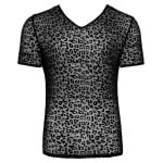 Διάφανη λεοπάρ μπλούζα Noir Handmade