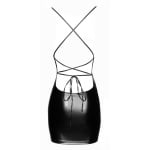 Μίνι εξώπλατο φόρεμα Noir Handmade