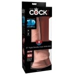Ρεαλιστικό ομοίωμα πέους με όρχεις Triple Density Cock with Balls
