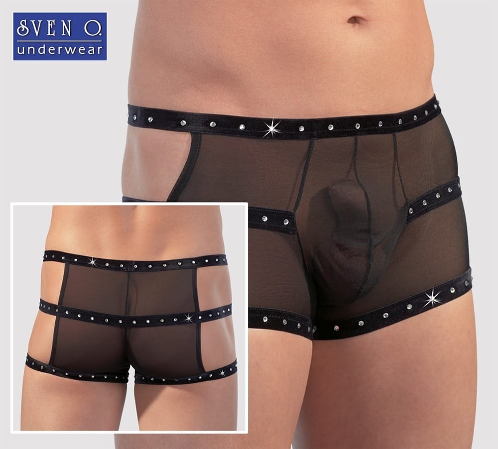 21309471700-andriko-boxer-me-stras-pants-strass (2) Ανδρικό Μπόξερ με στρας Herren Pants Strass
