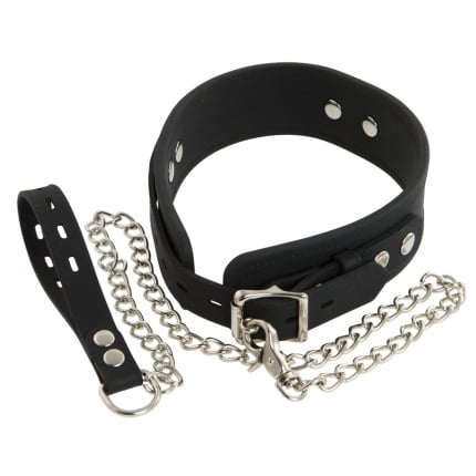 Κολάρο με λουρί Silicone Collar with Leash